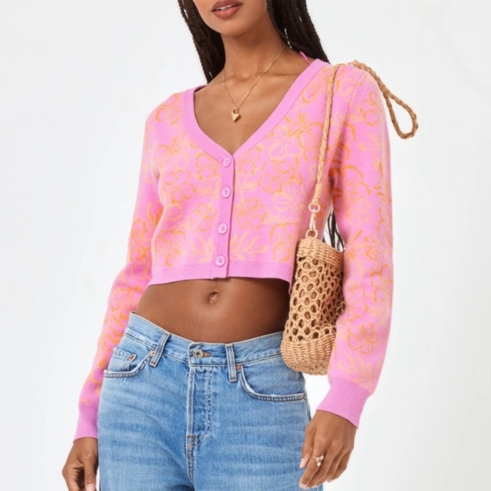 L*SPACE SPRING FLING SWEATER, SMALL